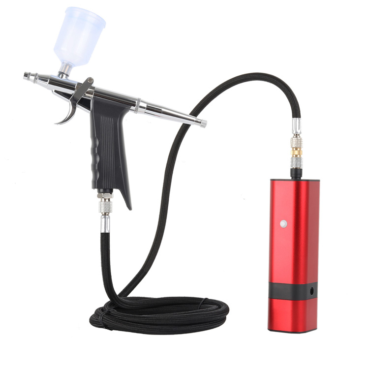 ຊຸດ Airbrush ອັດຕະໂນມັດທີ່ມີສາຍ USB ສໍາລັບການແຕ່ງຫນ້າ