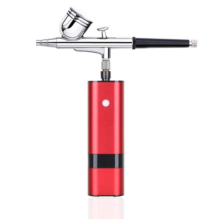 Cordless Airbrush Make Up Kit ທີ່ມີເຄື່ອງບີບອັດແຮງດັນສູງ